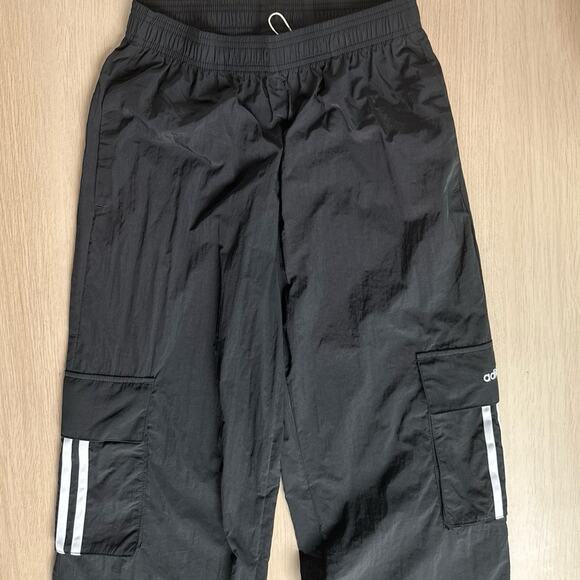 Adidas Black Cargo Pants IN1853 NEW - Size S